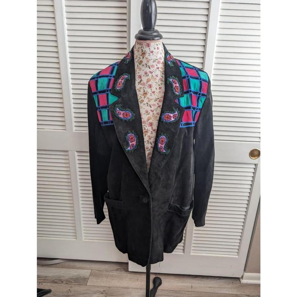 vintage Gantos suede 80's jacket